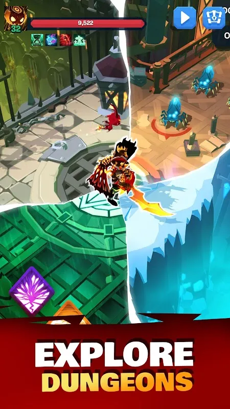 Mighty Quest For Epic Loot RPG v8.2.0 APK Мод (Меню, Множитель урона и защиты) Screenshot 4 Mighty Quest For Epic Loot RPG v8.2.0 APK Мод (Меню, Множитель урона и защиты) Screenshot 4