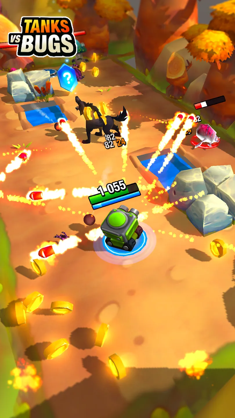 Tanks vs Bugs v1.2.9 APK Мод (Один удар) Screenshot 2 Tanks vs Bugs v1.2.9 APK Мод (Один удар) Screenshot 2