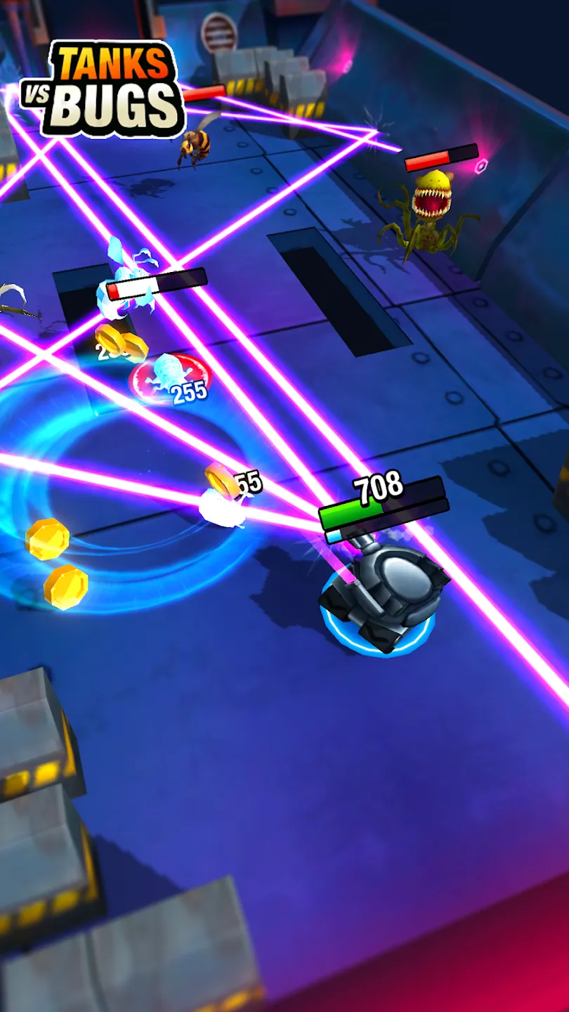 Tanks vs Bugs v1.2.9 APK Мод (Один удар) Screenshot 3 Tanks vs Bugs v1.2.9 APK Мод (Один удар) Screenshot 3