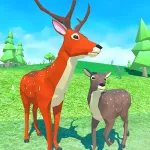 Скачать MOD Симулятор Семьи Оленя [мод: много денег] на Андроид