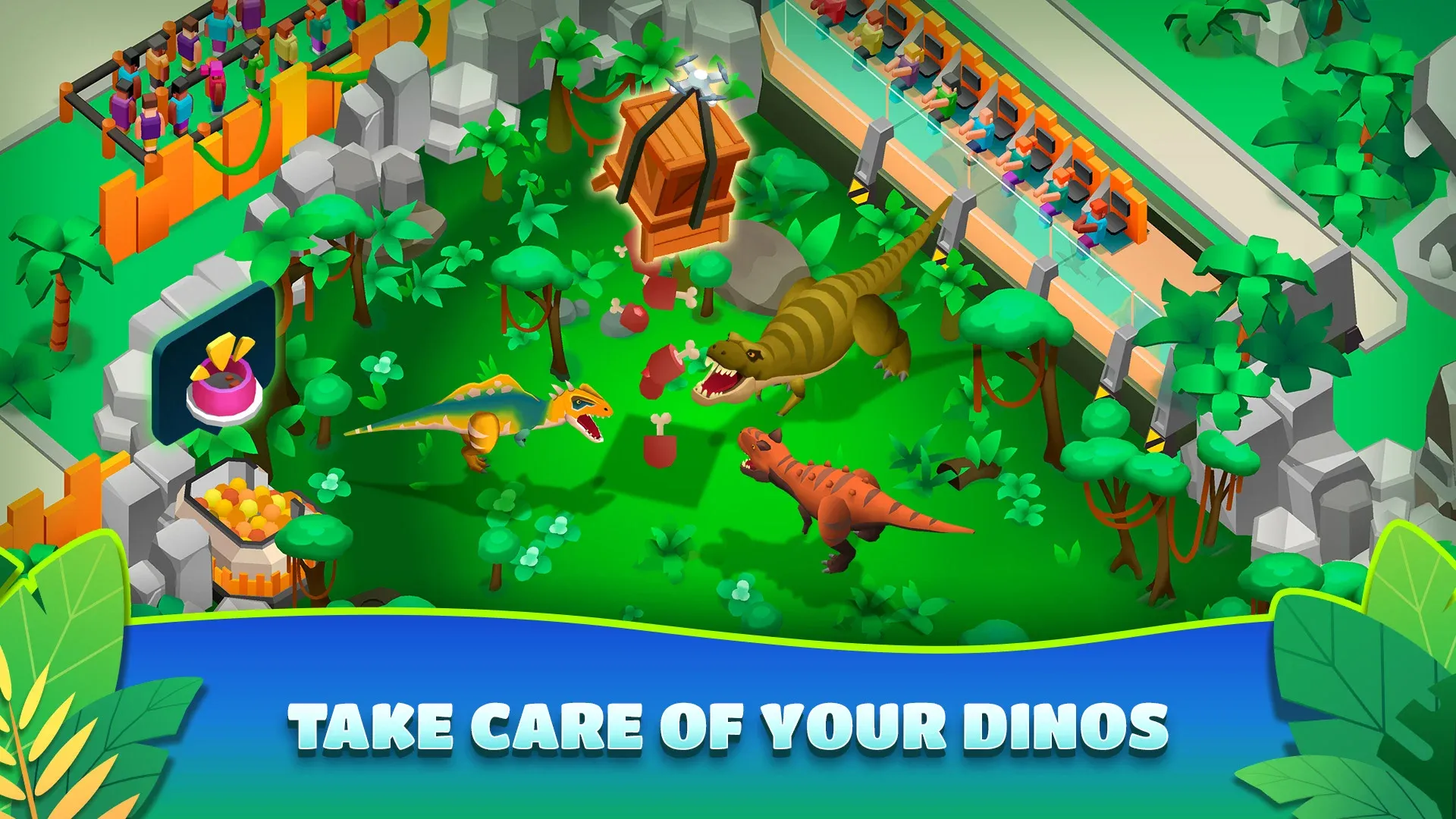 Dinosaur Park: Jurassic Tycoon v2.0.9 APK Мод (Много денег) Screenshot 4