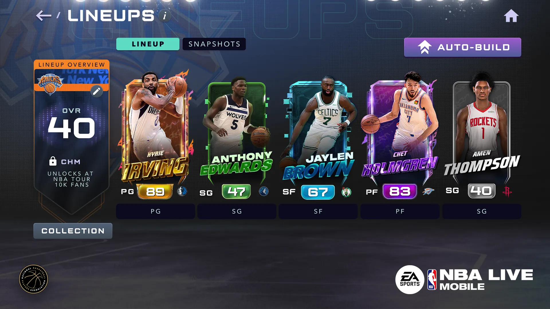 EA SPORTS™ NBA LIVE Mobile v10.01.02 APK Мод (Много денег) Screenshot 2