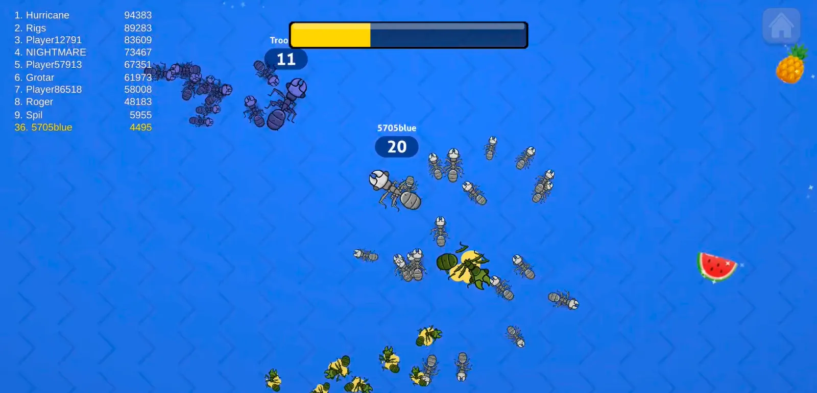 Ants .io - Сетевая Игра v3.072 APK Мод (Много денег) Screenshot 3 Ants .io - Сетевая Игра v3.072 APK Мод (Много денег) Screenshot 3
