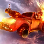 Скачать MOD Road Warrior Nitro: пустыня [мод: меню] на Андроид