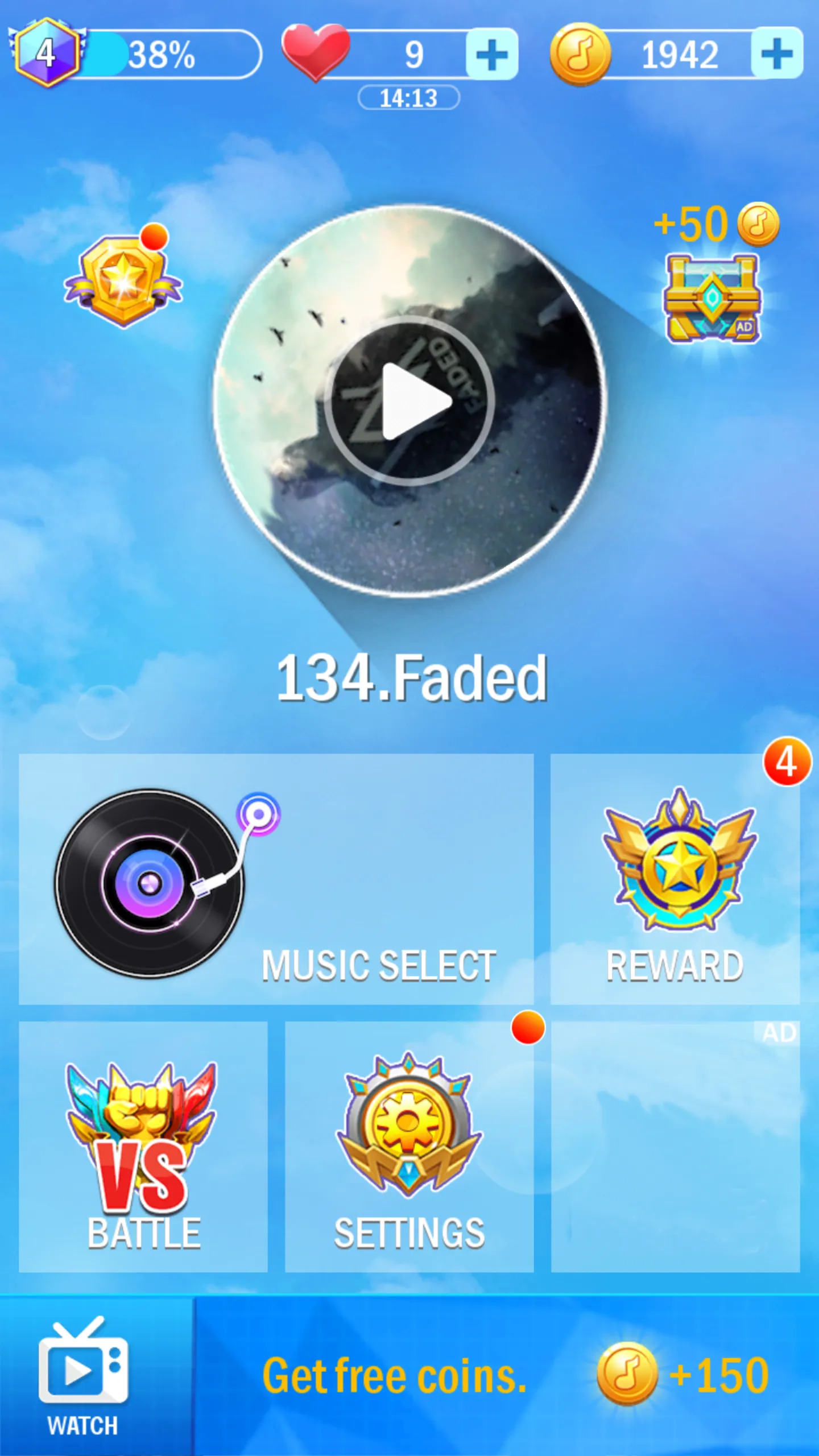 BeatTiles 3: классическая игра [мод: много денег] Screenshot 1