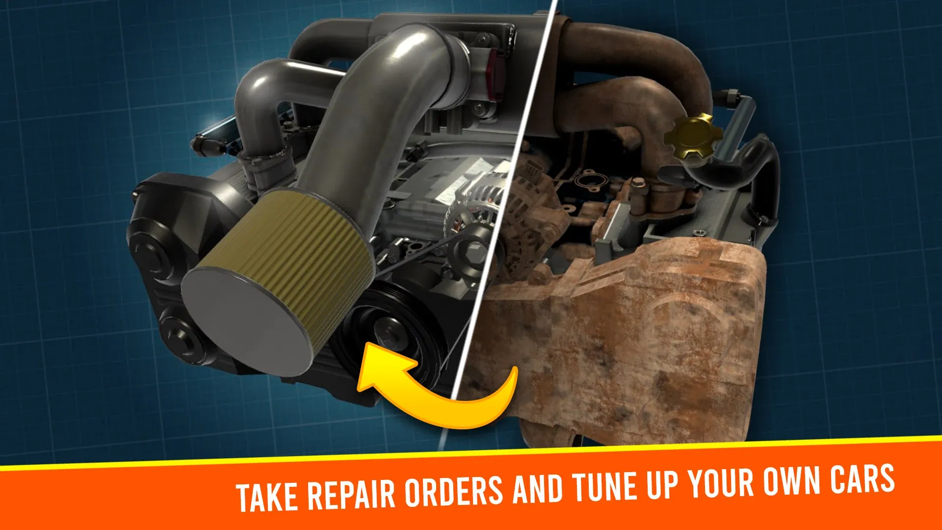 Car Mechanic Simulator Racing v1.4.204 APK Мод (Бесплатные покупки) Screenshot 1 Car Mechanic Simulator Racing v1.4.204 APK Мод (Бесплатные покупки) Screenshot 1