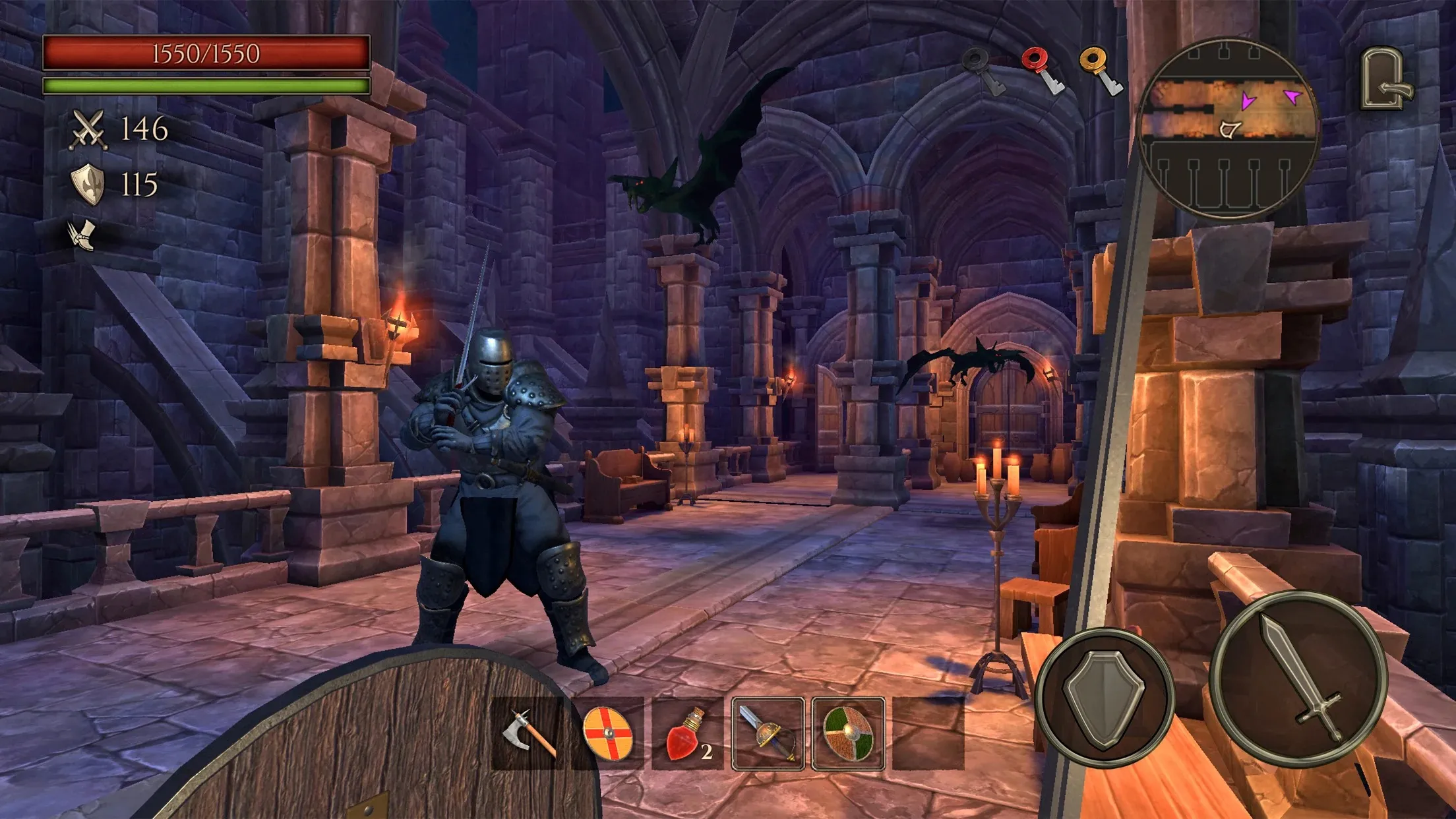 Ghoul Castle 3D – Action RPG [мод: много денег] Screenshot 5