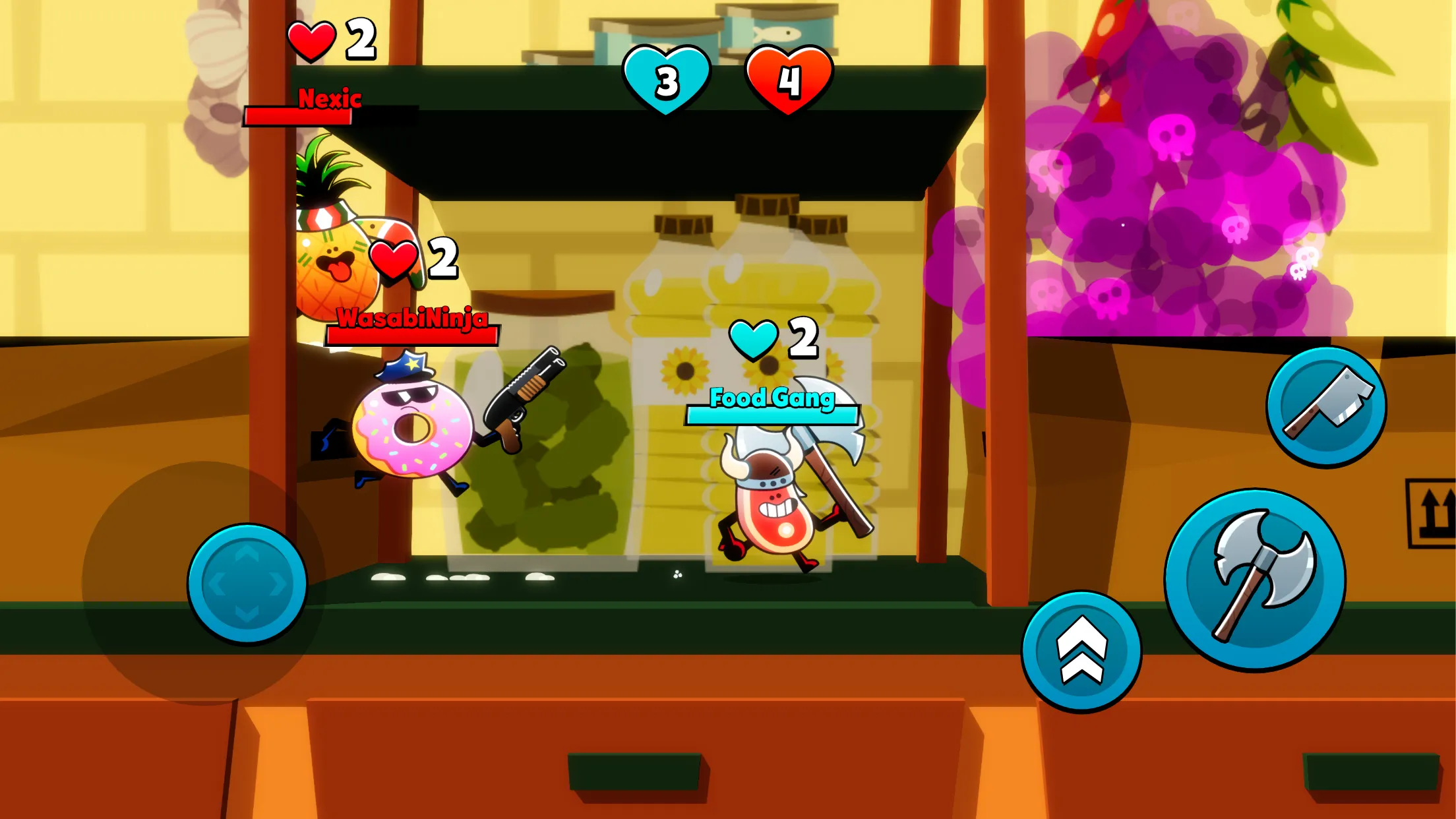 Банда Пищи (Food Gang) v2.0.4 APK Мод (Меню, Без кулдауна, VIP) Screenshot 3 Банда Пищи (Food Gang) v2.0.4 APK Мод (Меню, Без кулдауна, VIP) Screenshot 3