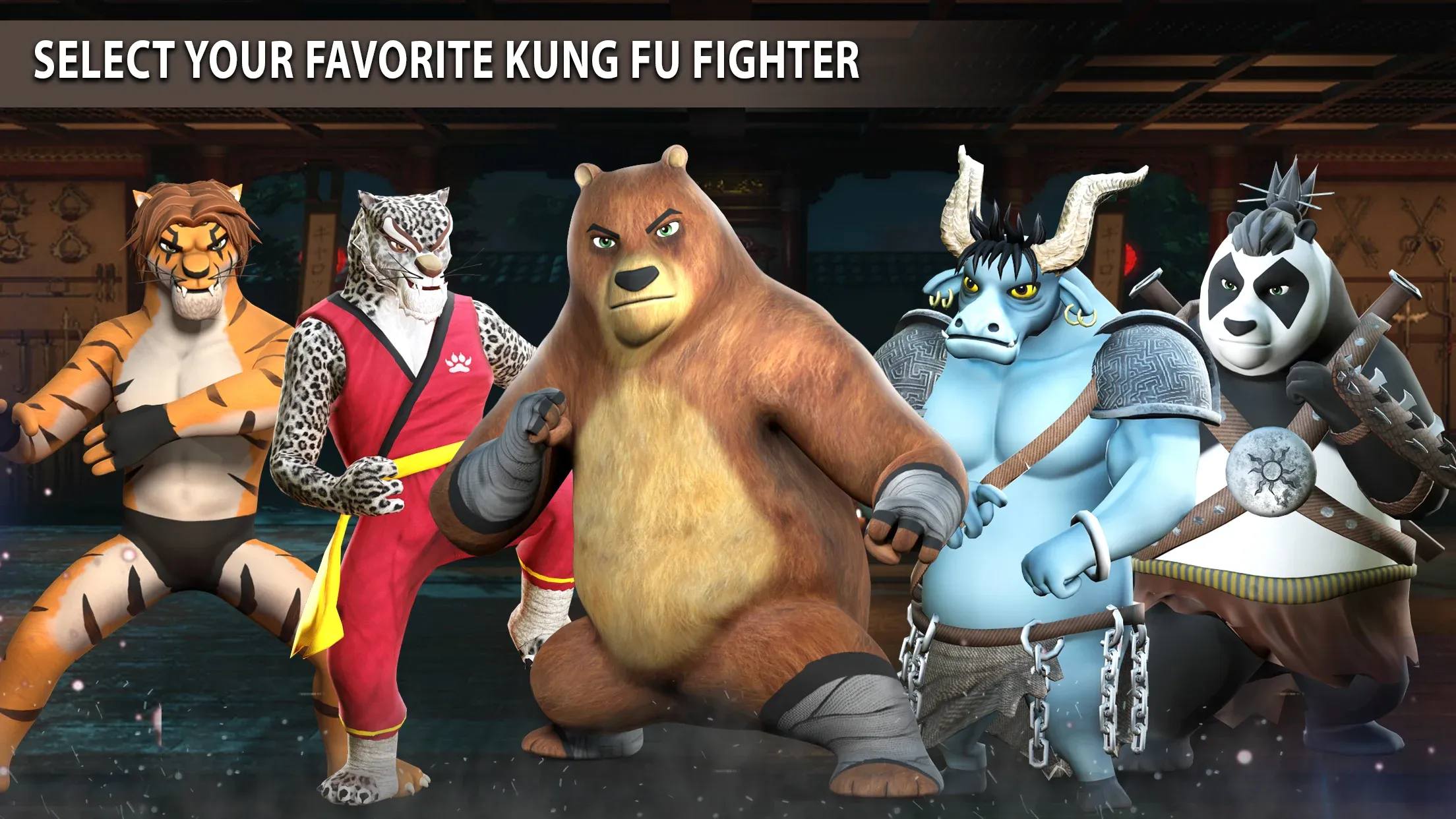 Kung Fu Animal v2.2.1 APK Мод (Бесплатные покупки) Screenshot 4