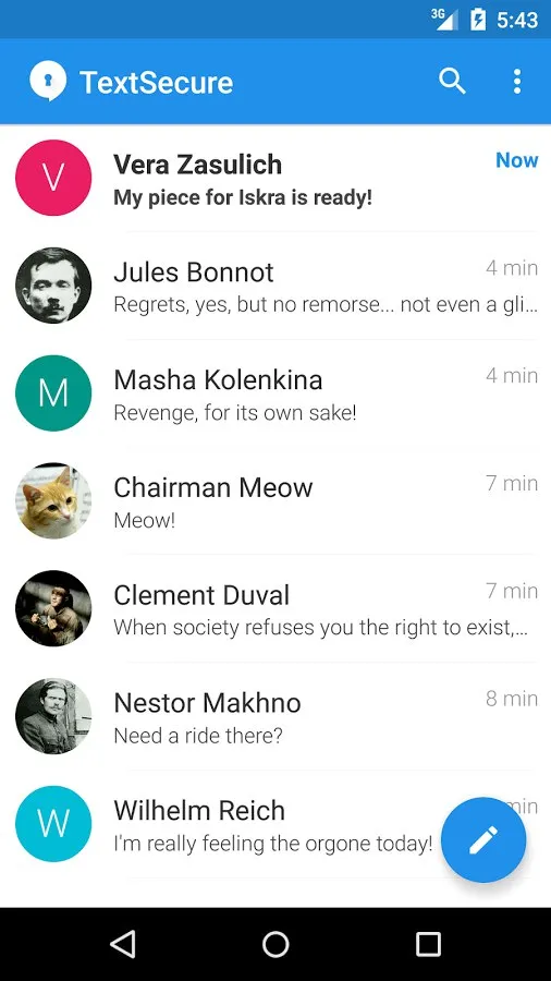 Signal — приватный мессенджер Screenshot 1 Signal — приватный мессенджер Screenshot 1
