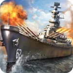 Скачать Атака военных кораблей 3D [мод: много денег] на Андроид