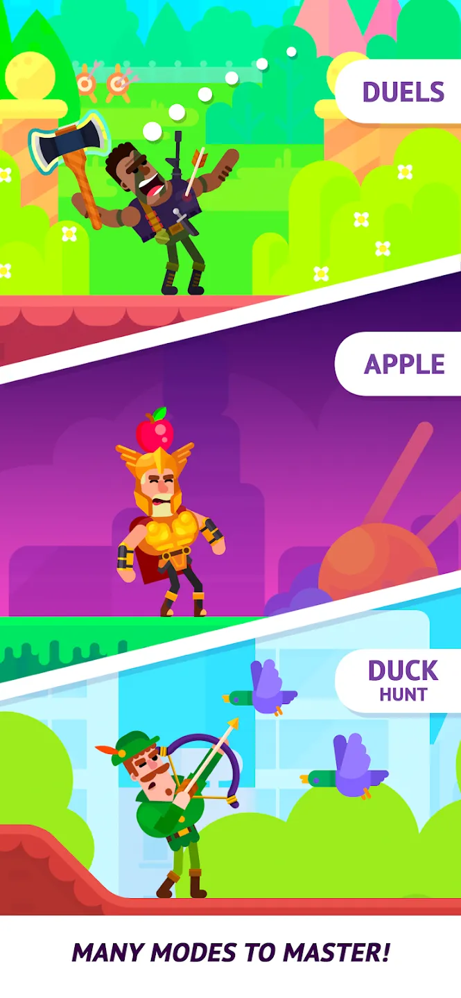 Ultimate Bowmasters v1.1.2 APK Мод (Много денег) Screenshot 3 Ultimate Bowmasters v1.1.2 APK Мод (Много денег) Screenshot 3