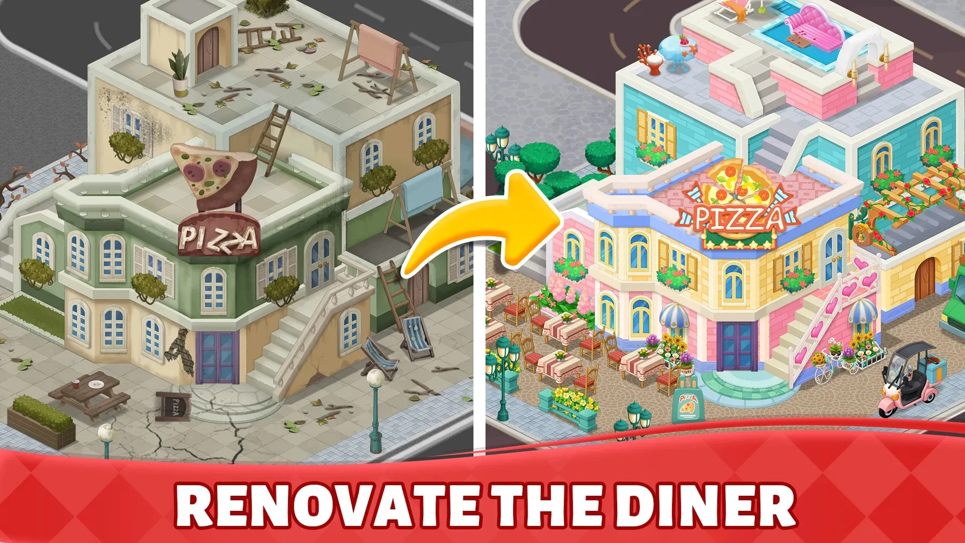 Crazy Diner: Design Mansion [мод: много денег] Screenshot 5