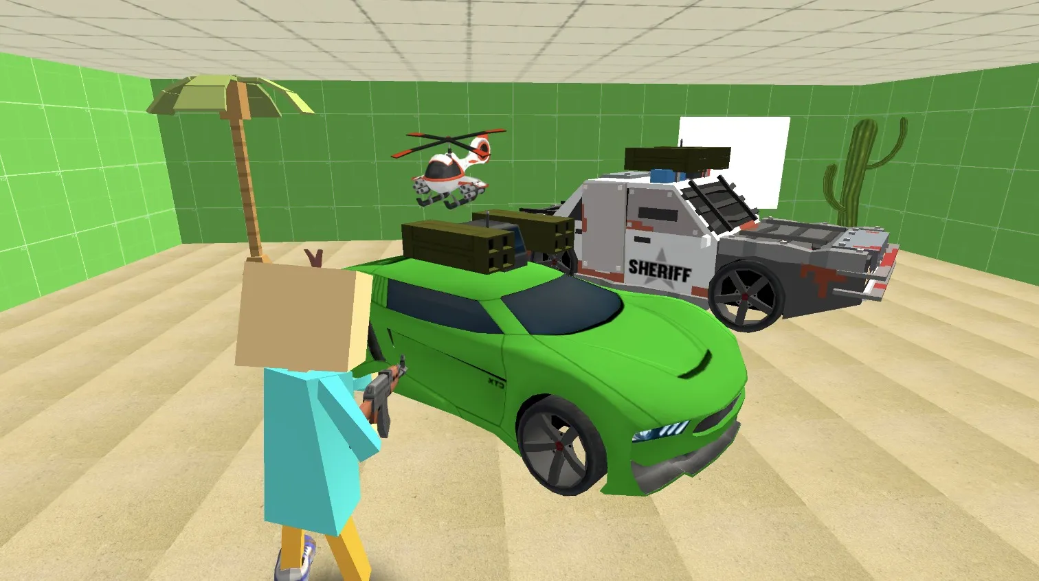 Песочница и стрелялка [мод: режим бога] Screenshot 1