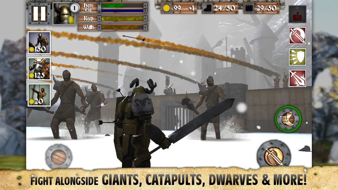 Heroes and Castles [мод: много денег] Screenshot 5