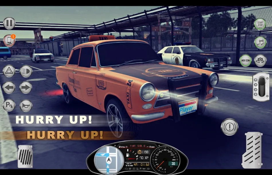 Taxi: Simulator Game 1976 [мод: много денег] Screenshot 3