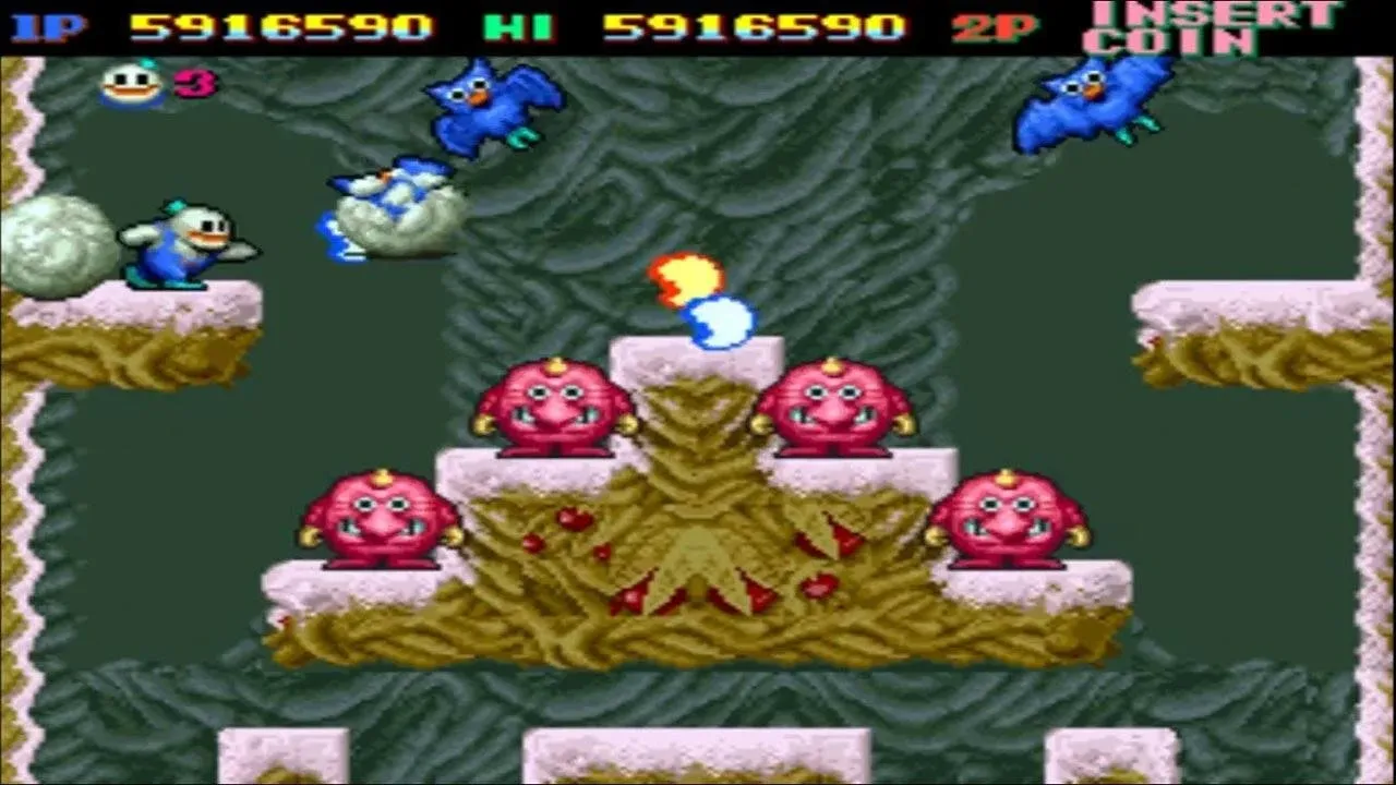 SNOW BROS. classic [мод: много денег] Screenshot 5