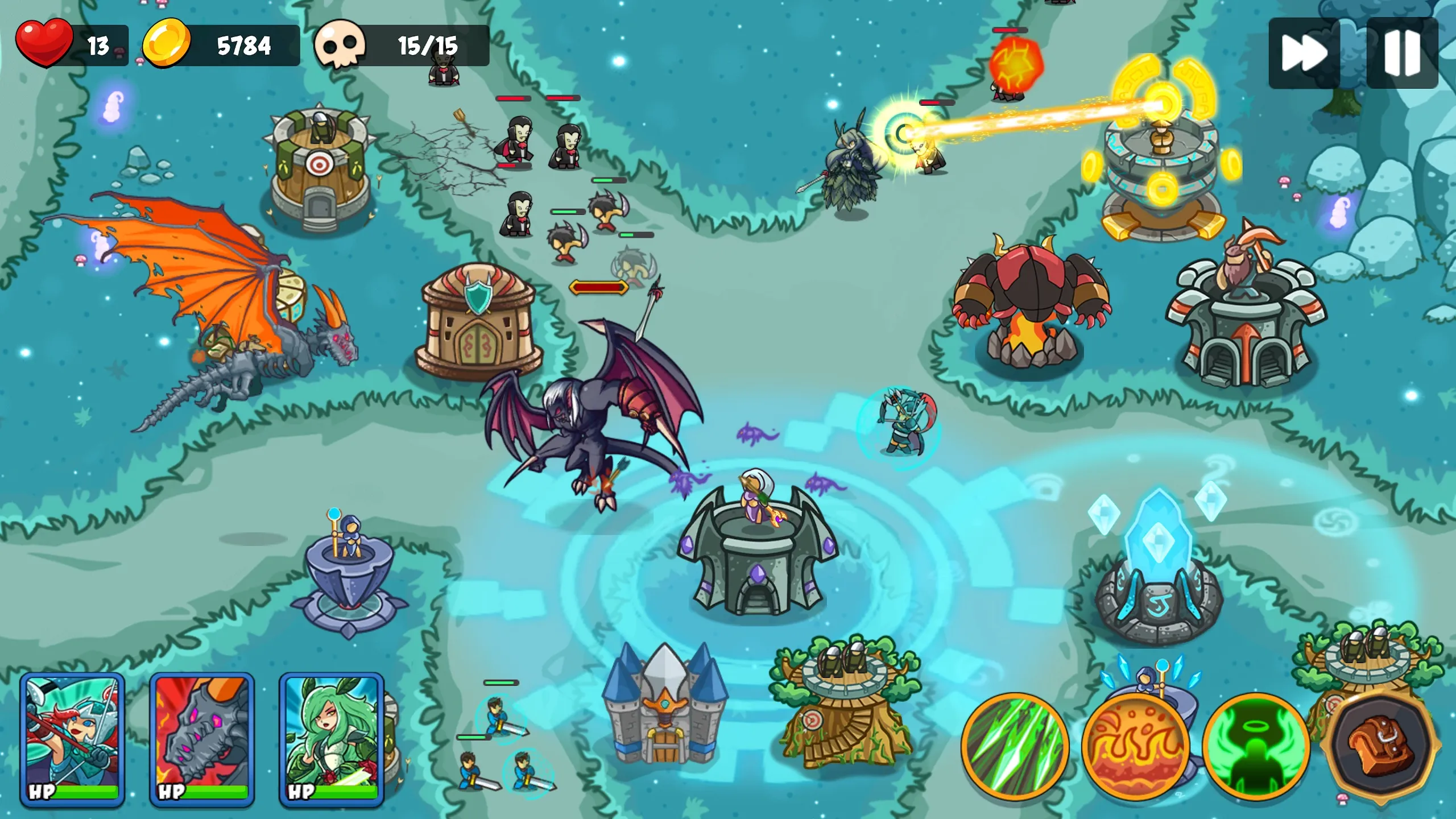 Epic Empire: Tower Defense [мод: много денег] Screenshot 5