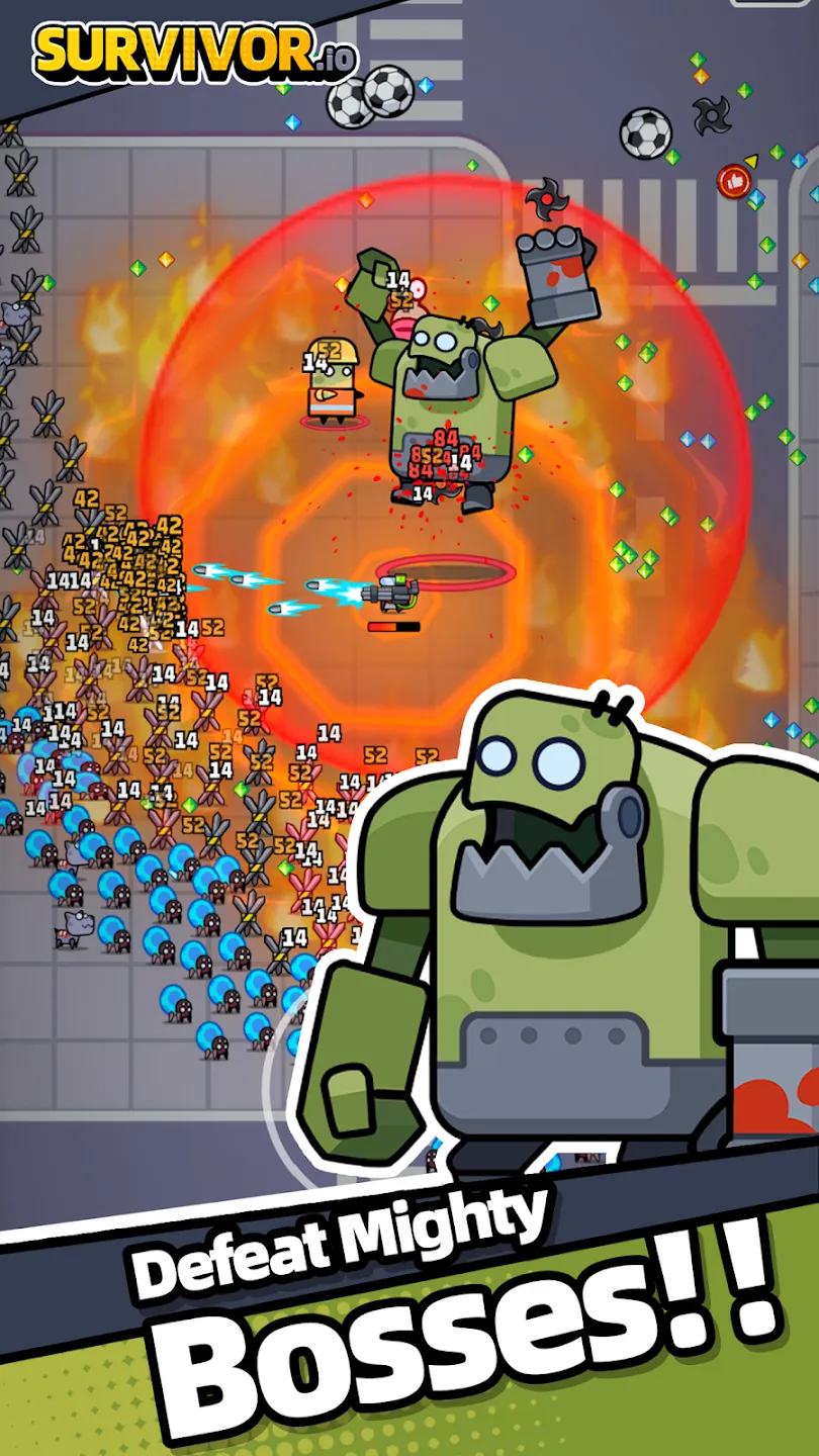 Survivor.io v4.8.0 APK Мод (Меню, Много патронов и навыков) Screenshot 3