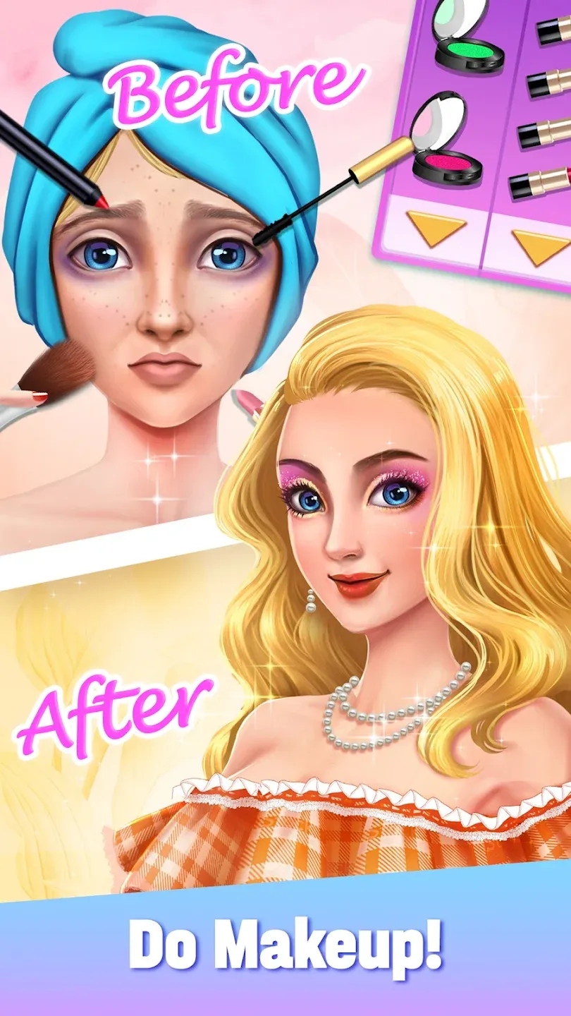 Мода стилист: макияж, одевалки v3.5.3 APK Мод (Много денег) Screenshot 1 Мода стилист: макияж, одевалки v3.5.3 APK Мод (Много денег) Screenshot 1