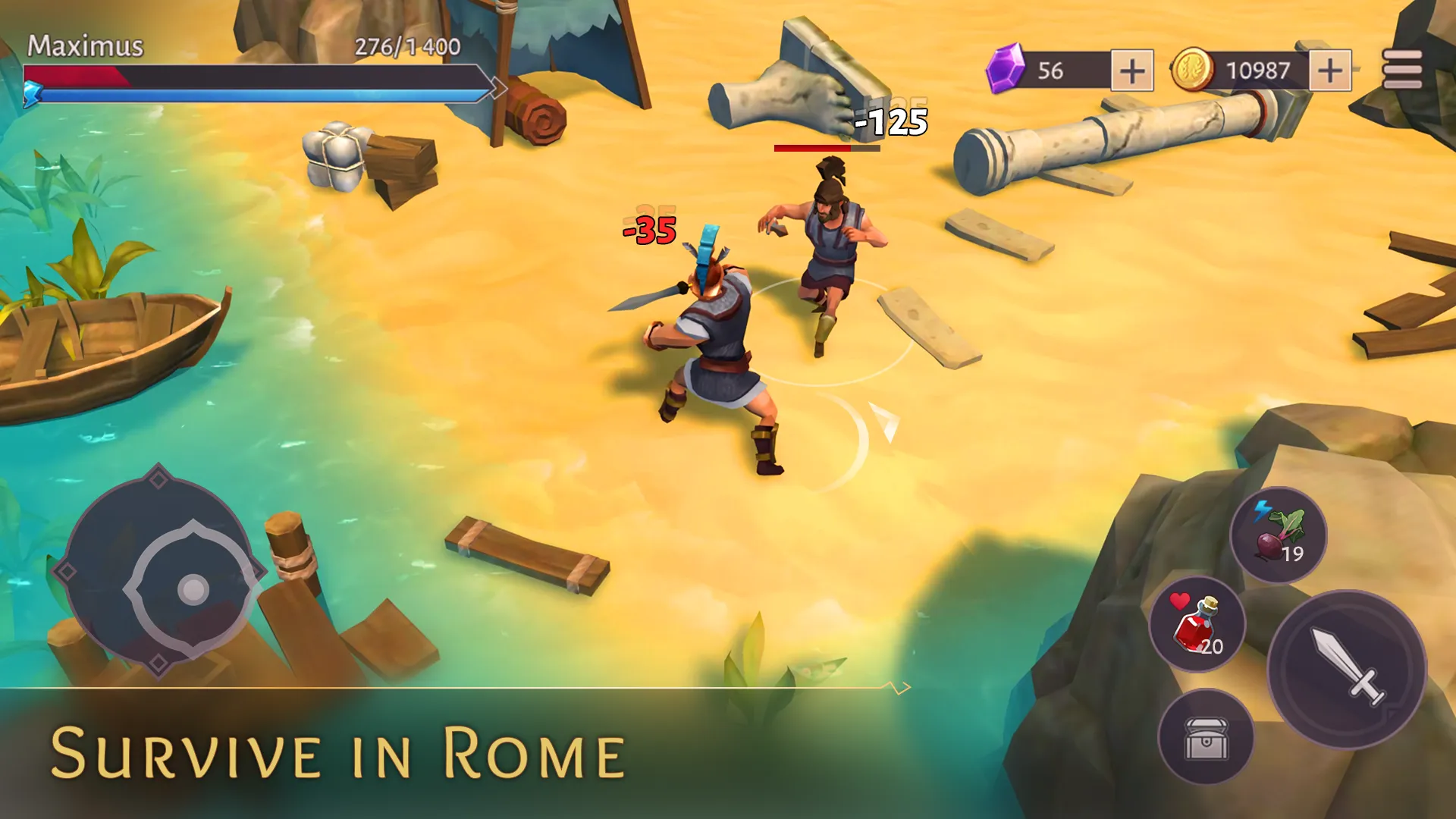 Гладиаторы: Выживание в Риме v1.37.7 APK Мод (Меню, Режим бога, Множитель атаки и скорости) Screenshot 1 Гладиаторы: Выживание в Риме v1.37.7 APK Мод (Меню, Режим бога, Множитель атаки и скорости) Screenshot 1
