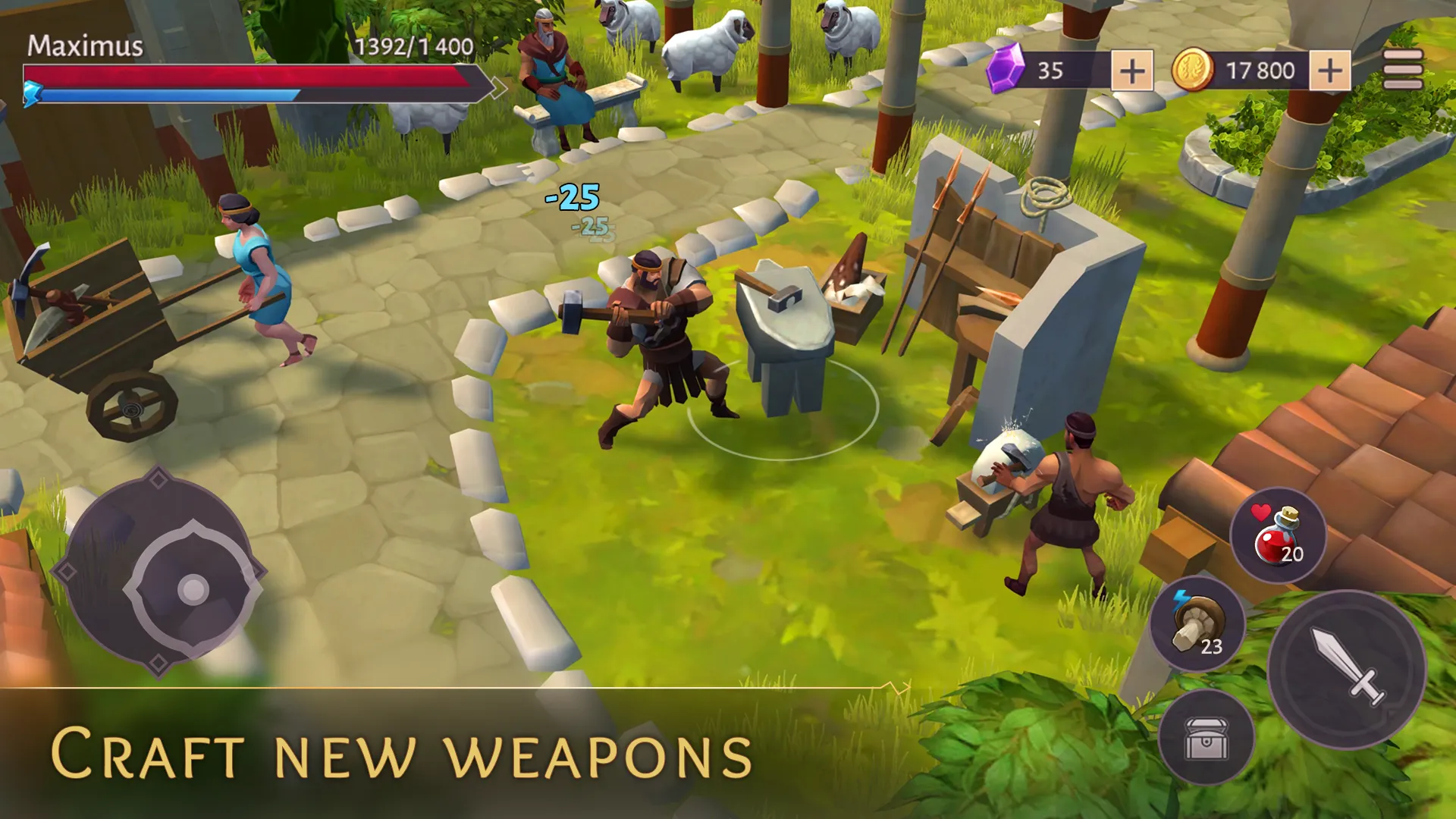 Гладиаторы: Выживание в Риме v1.37.7 APK Мод (Меню, Режим бога, Множитель атаки и скорости) Screenshot 4 Гладиаторы: Выживание в Риме v1.37.7 APK Мод (Меню, Режим бога, Множитель атаки и скорости) Screenshot 4
