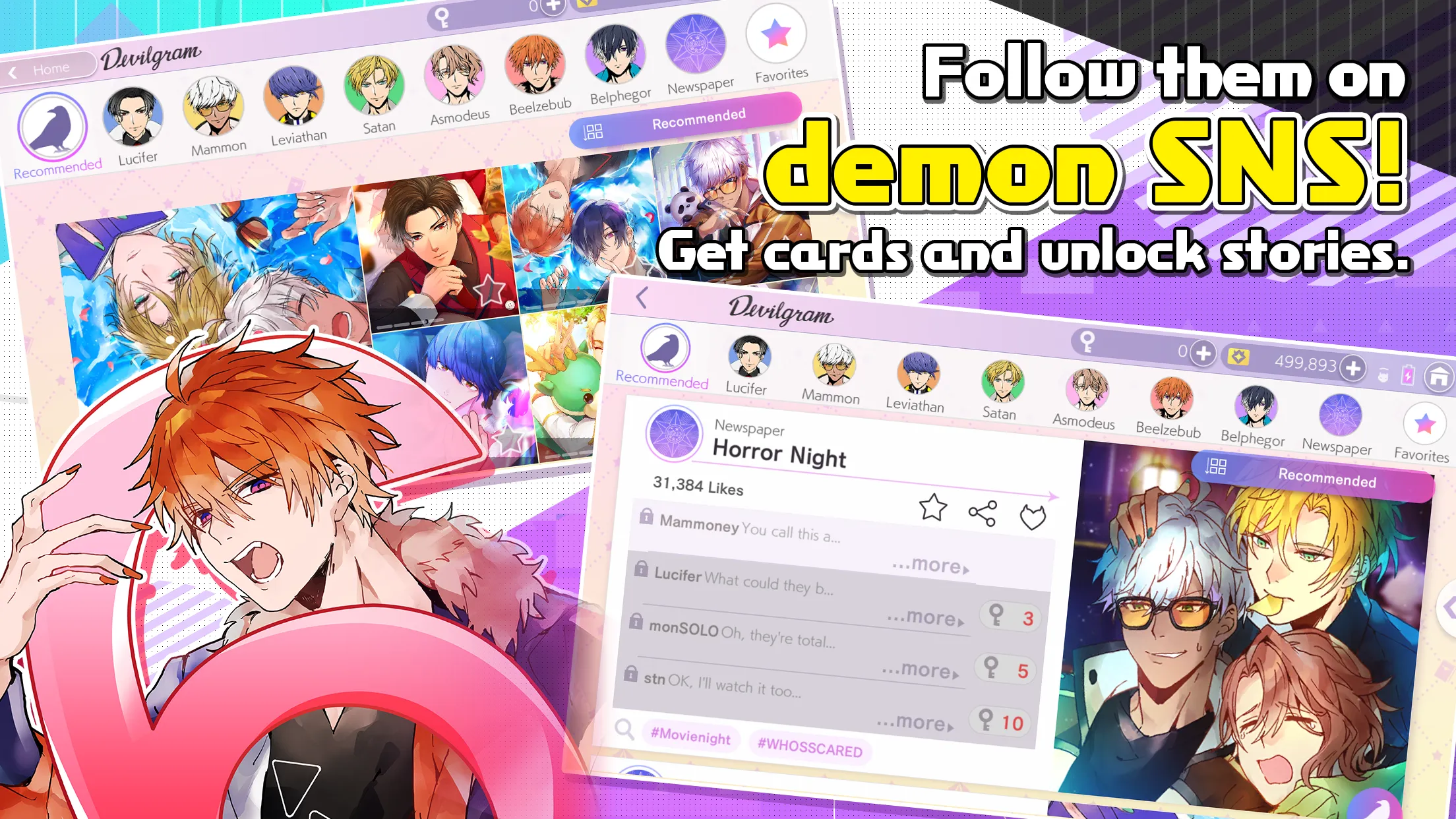 Obey Me! Anime Otome Sim v9.0.11 APK Мод (Меню, Заморозить навыки врага, Высокий урон) Screenshot 3 Obey Me! Anime Otome Sim v9.0.11 APK Мод (Меню, Заморозить навыки врага, Высокий урон) Screenshot 3