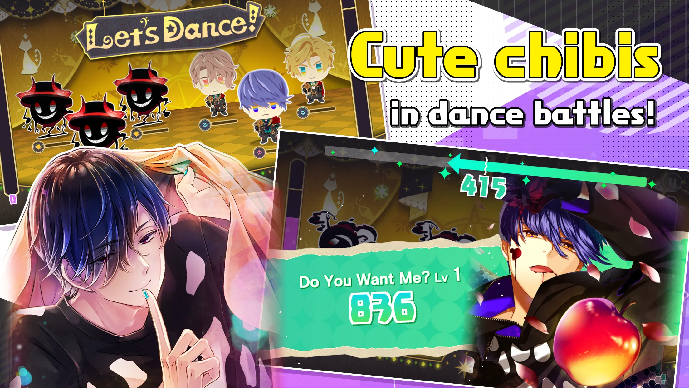Obey Me! Anime Otome Sim v9.0.11 APK Мод (Меню, Заморозить навыки врага, Высокий урон) Screenshot 4 Obey Me! Anime Otome Sim v9.0.11 APK Мод (Меню, Заморозить навыки врага, Высокий урон) Screenshot 4