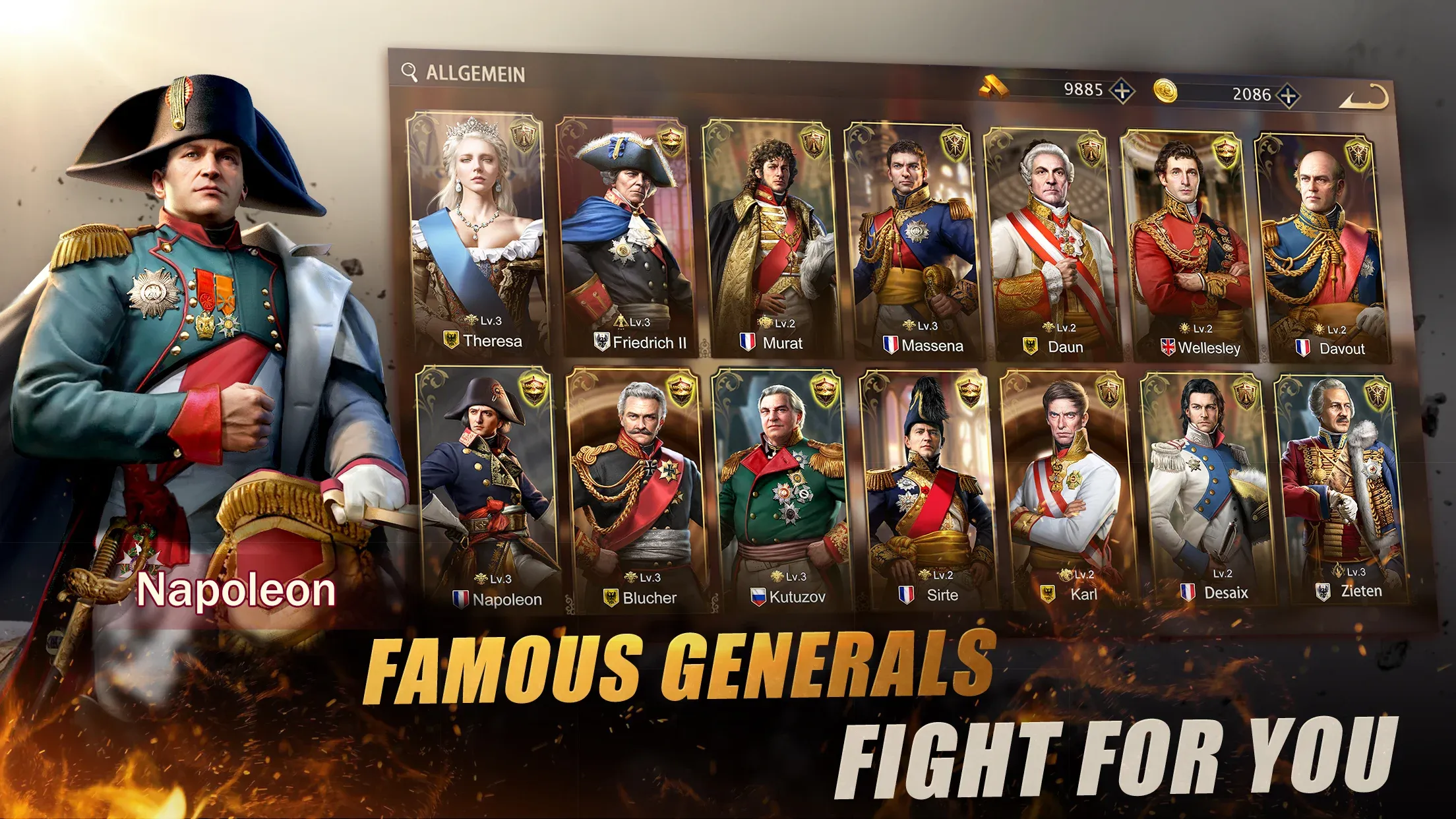 Grand War 2: Стратегия v1167 APK Мод (Меню, Много денег и медалей) Screenshot 3
