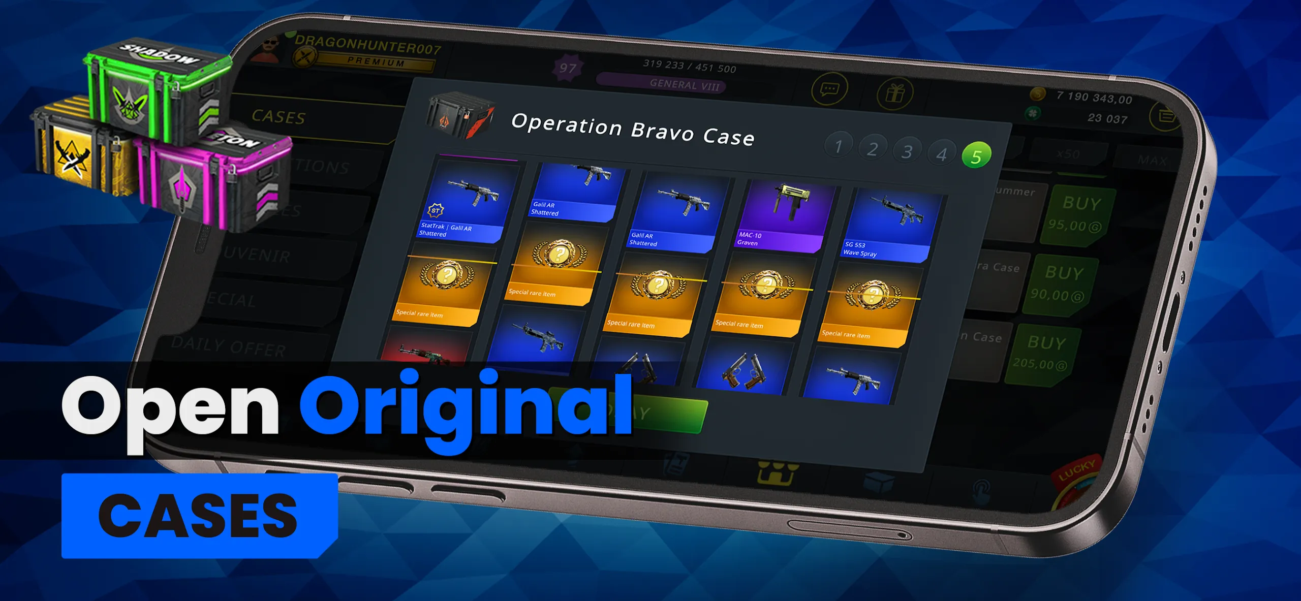 Кейсы КС ГО - Симулятор Кейсов v1.27.1 APK Мод (Много денег) Screenshot 3 Кейсы КС ГО - Симулятор Кейсов v1.27.1 APK Мод (Много денег) Screenshot 3