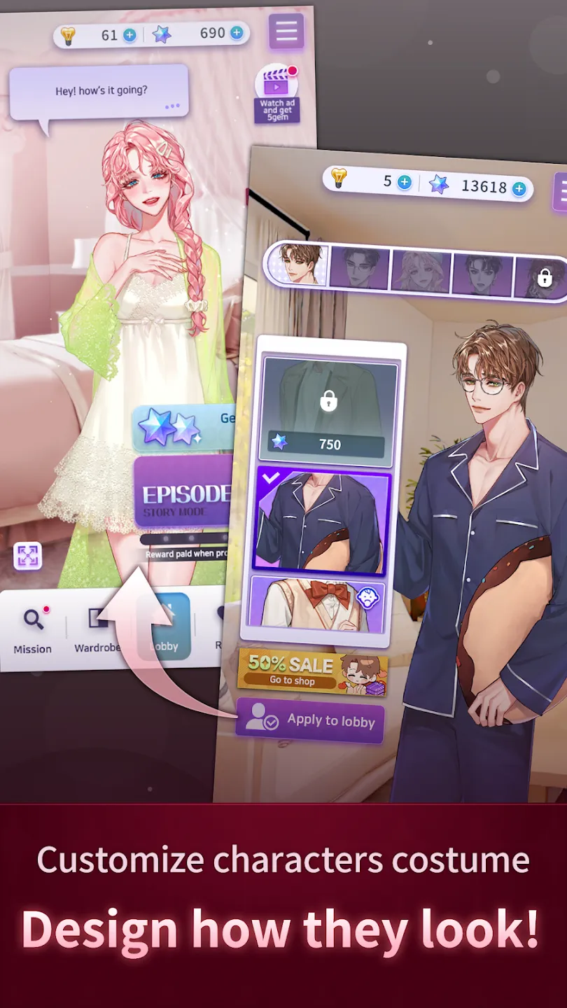 Love Liar : Secret Romance v1.9.1 APK Мод (Бесплатные премиум варианты) Screenshot 4 Love Liar : Secret Romance v1.9.1 APK Мод (Бесплатные премиум варианты) Screenshot 4