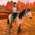 Скачать полную версию Horse Riding Tales: Дикий пони Мод (Всё открыто) на Андроид