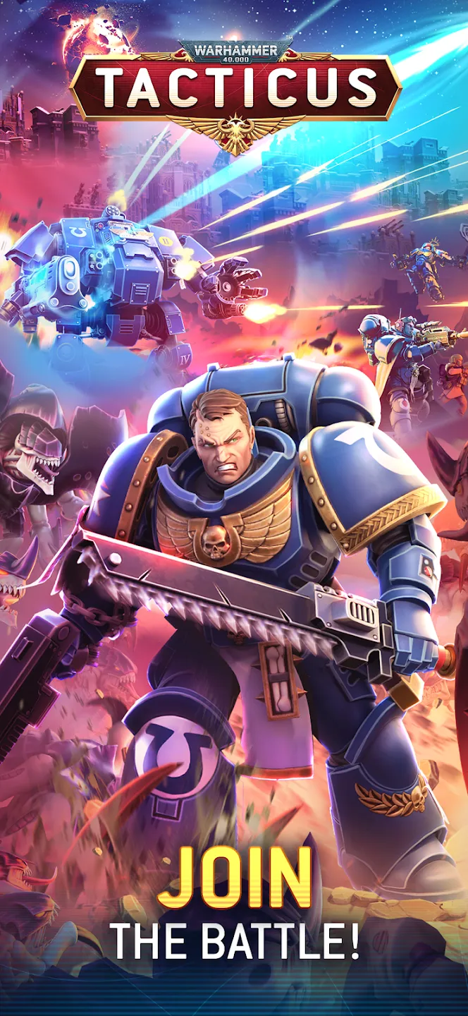 Warhammer 40,000: Tacticus v1.39.36 APK Мод (Меню, Один удар, Много денег) Screenshot 1 Warhammer 40,000: Tacticus v1.39.36 APK Мод (Меню, Один удар, Много денег) Screenshot 1