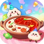 Скачать взлом Счастливый Хот-пот Мод (Меню, Много денег, Множитель очков x10) на Андроид