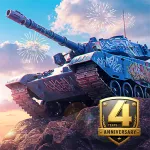 Скачать Tank Warfare: PvP Tanks Blitz Мод (Враги на радаре) на Андроид