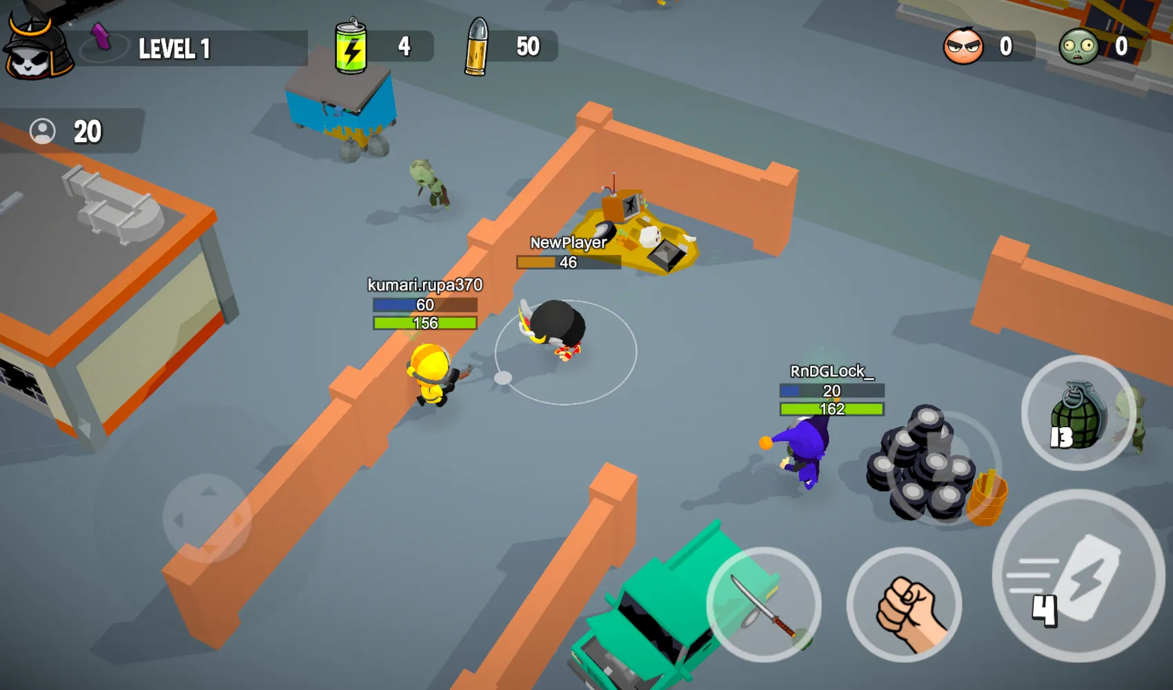 Зомби io: игры без интернета v4.0.1 APK Мод (Тупой враг) Screenshot 2 Зомби io: игры без интернета v4.0.1 APK Мод (Тупой враг) Screenshot 2