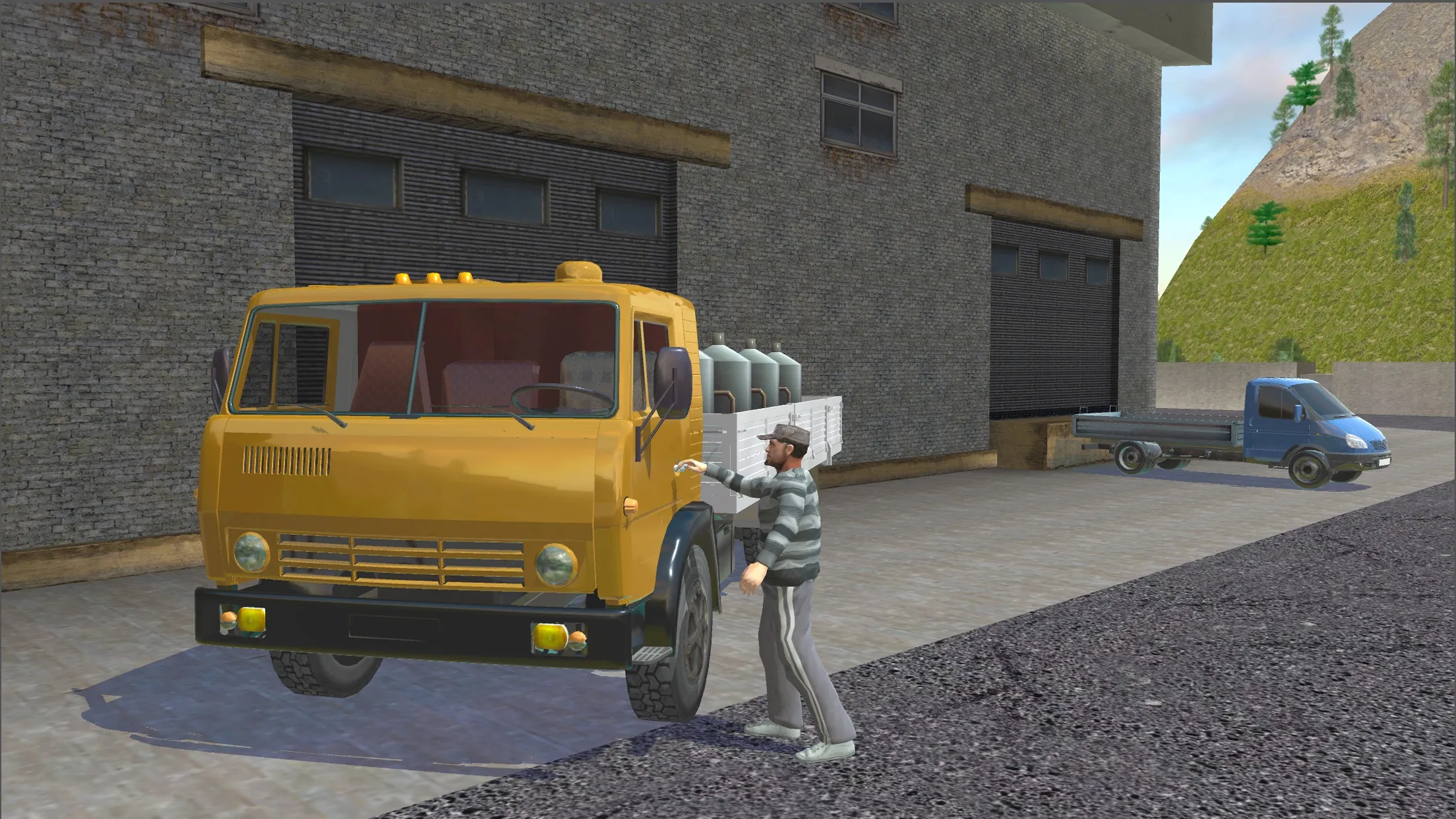 Симулятор дальнобойщика 3D [мод: много денег] Screenshot 1