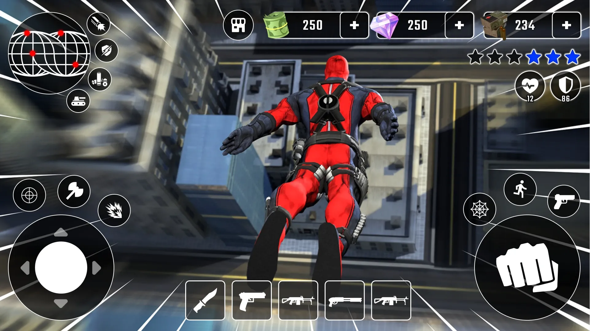 Miami Rope Hero Spider Games [мод: много денег] Screenshot 2