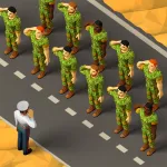 Взломанный The Idle Forces: Army Tycoon Мод (Много денег) на Андроид