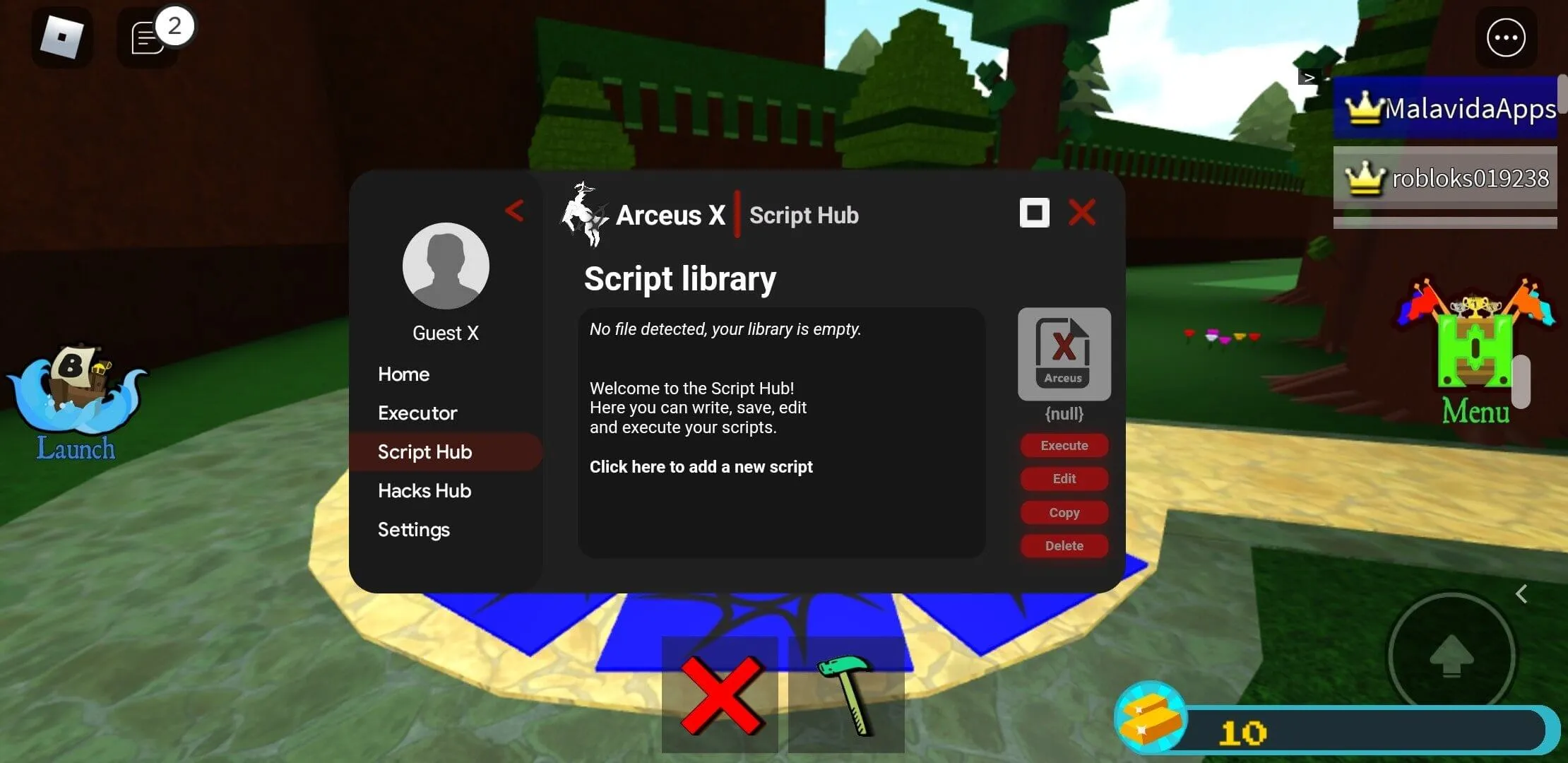 Arceus X NEO v1.9.7 APK Screenshot 1 Arceus X NEO v1.9.7 APK Screenshot 1