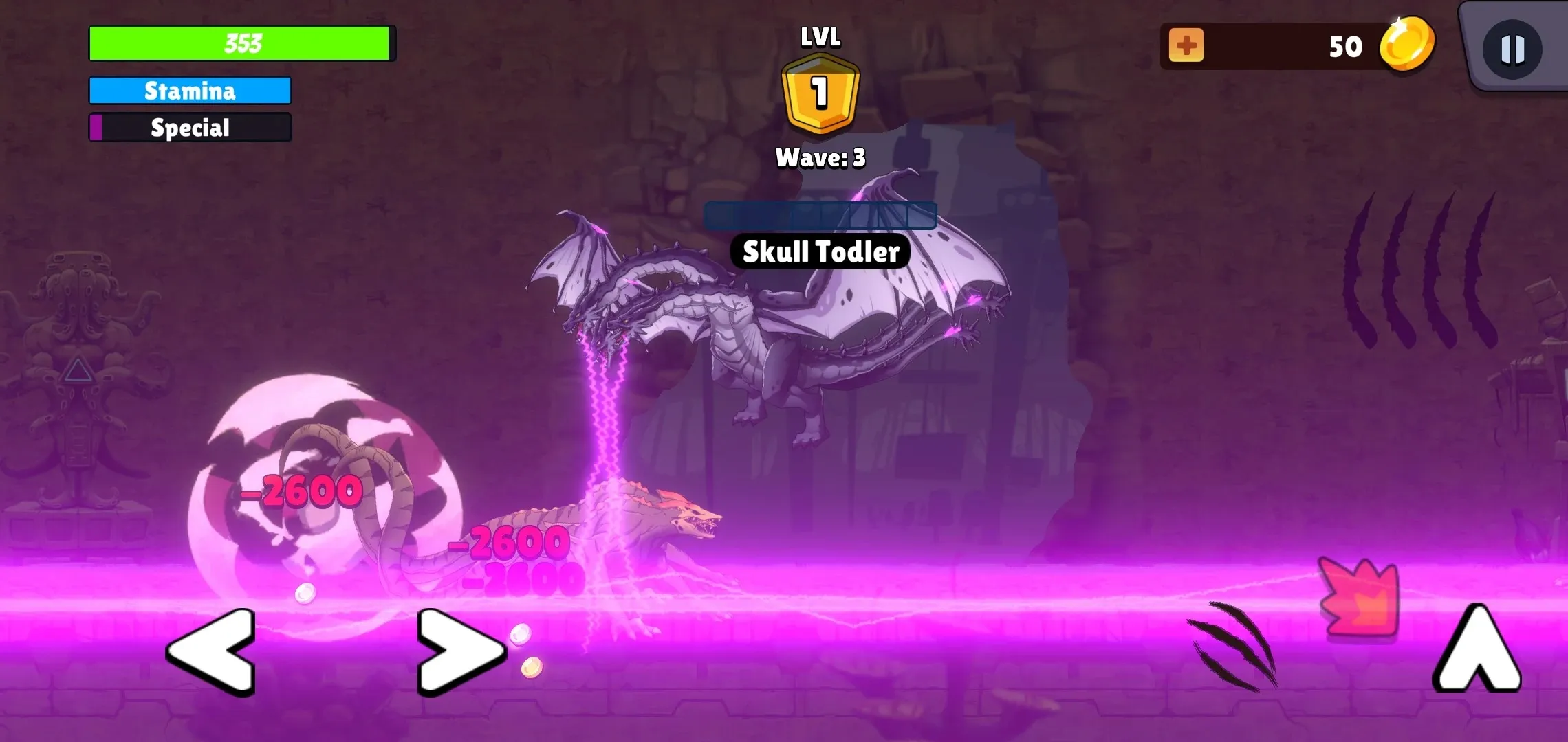Kaiju Brawl [мод: режим бога] Screenshot 3