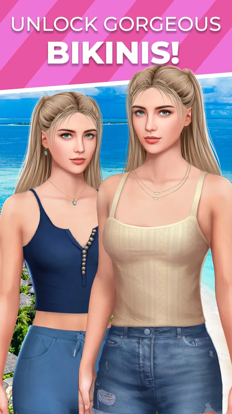 Hot Island™:Interactive Story [мод: меню] Screenshot 4