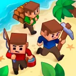 Скачать MOD Isle Builder：Кликер Выживалка [мод: бесплатный крафт] на Андроид