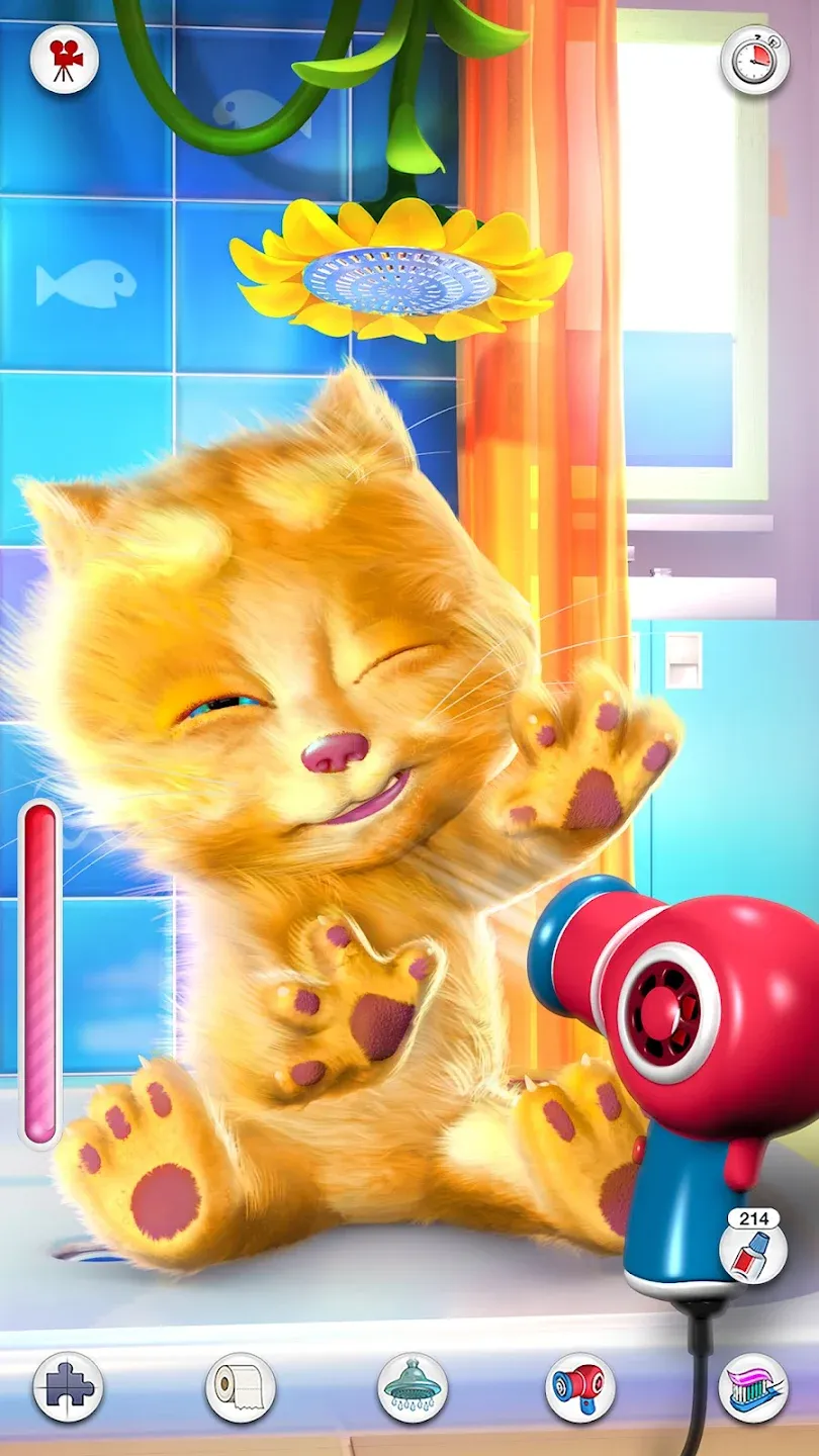 Говорящий Джинджер v3.4.1.229 APK Мод (Всё открыто) Screenshot 3 Говорящий Джинджер v3.4.1.229 APK Мод (Всё открыто) Screenshot 3