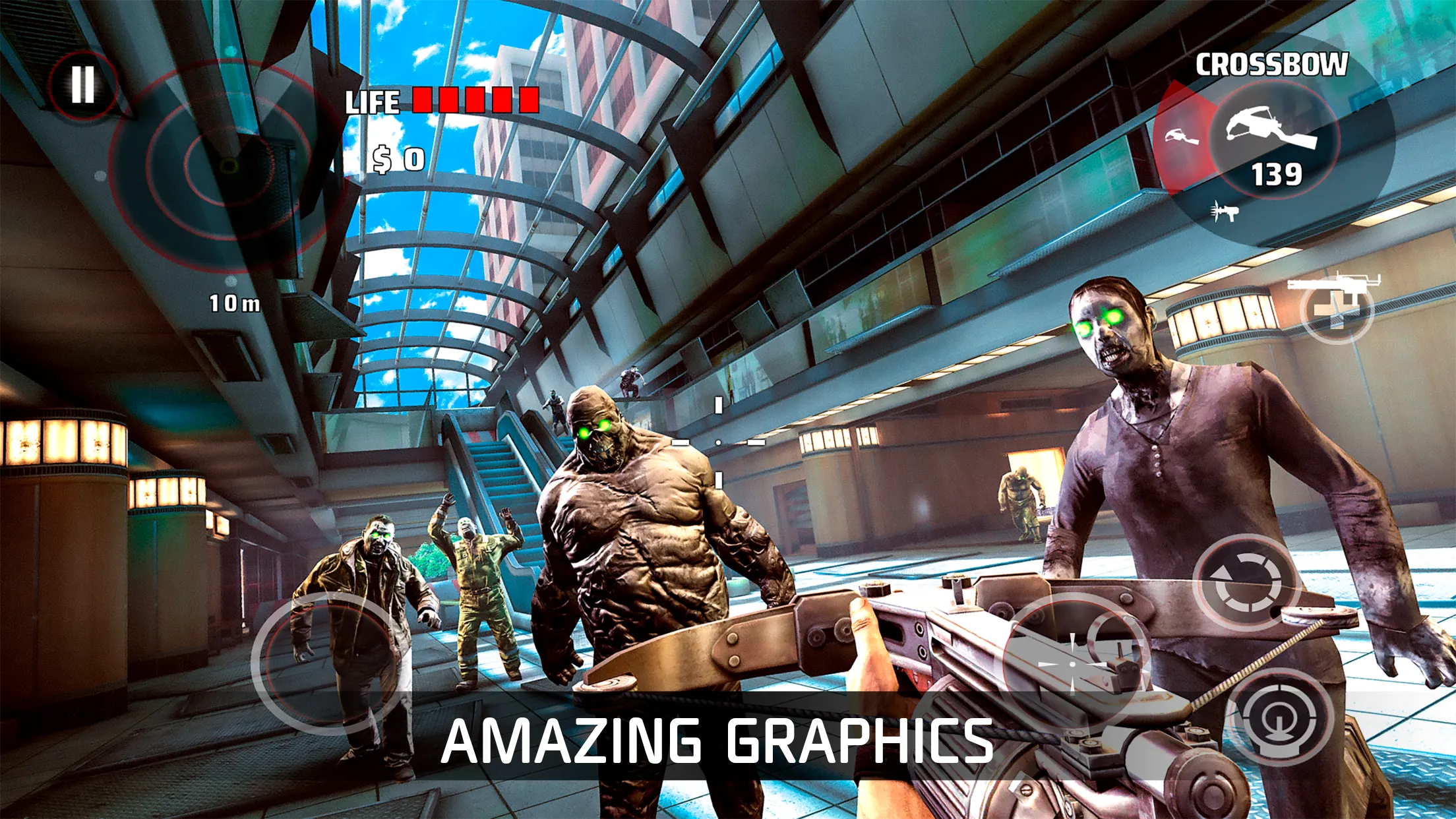 Dead Trigger v2.3.2 APK Мод (Много денег) Screenshot 4 Dead Trigger v2.3.2 APK Мод (Много денег) Screenshot 4