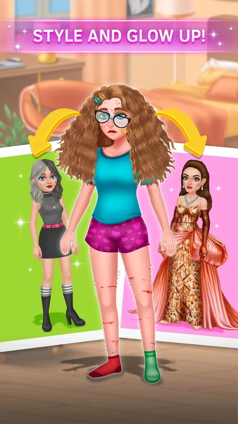 Makeover Merge [мод: много денег] Screenshot 2