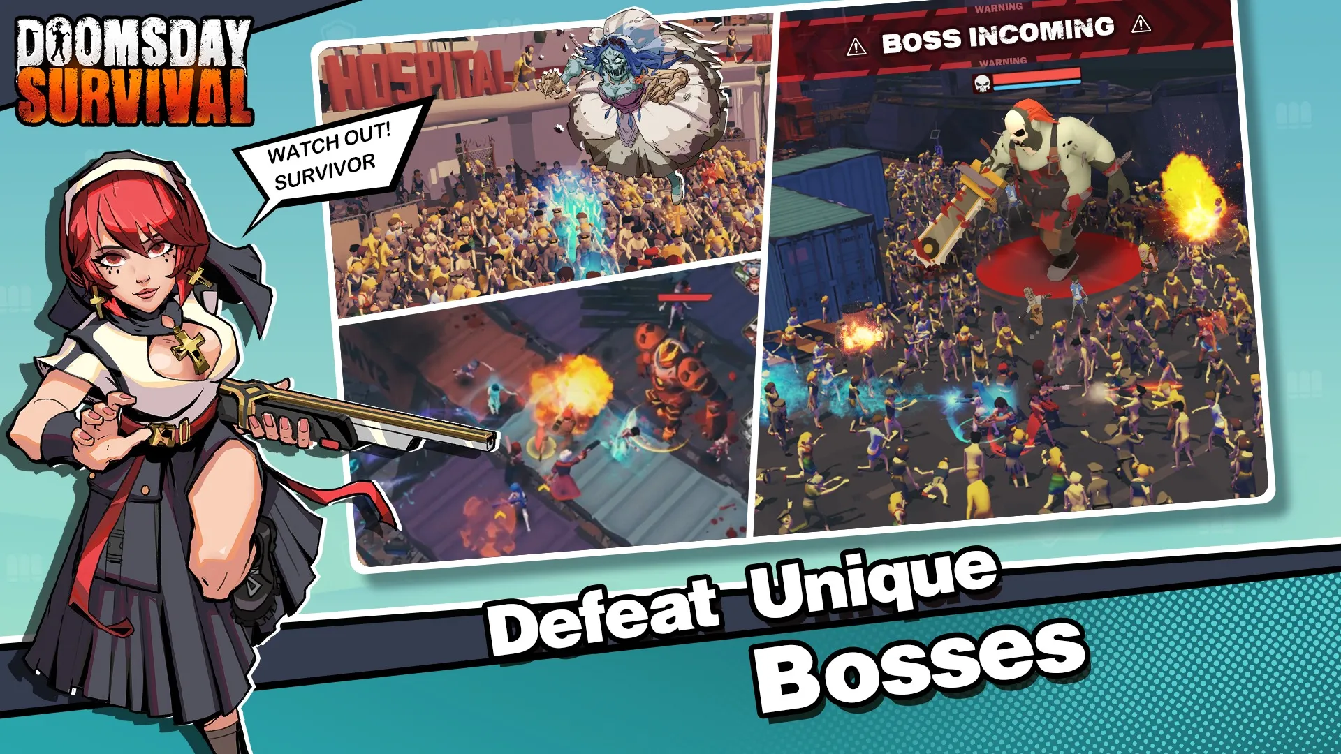 Doomsday Survival-Zombie Games [мод: меню] Screenshot 1