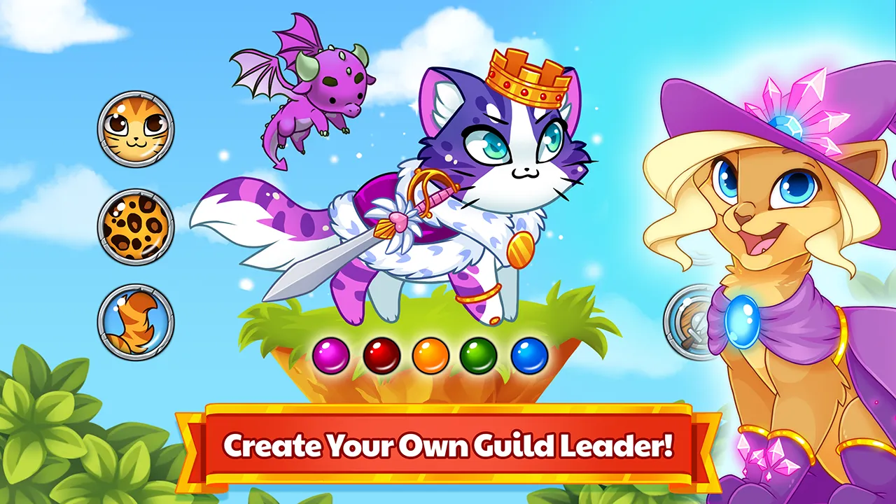 Castle Cats: Эпические квесты v4.4.20.13.12 APK Мод (Меню, Много денег, Большой урон) Screenshot 3