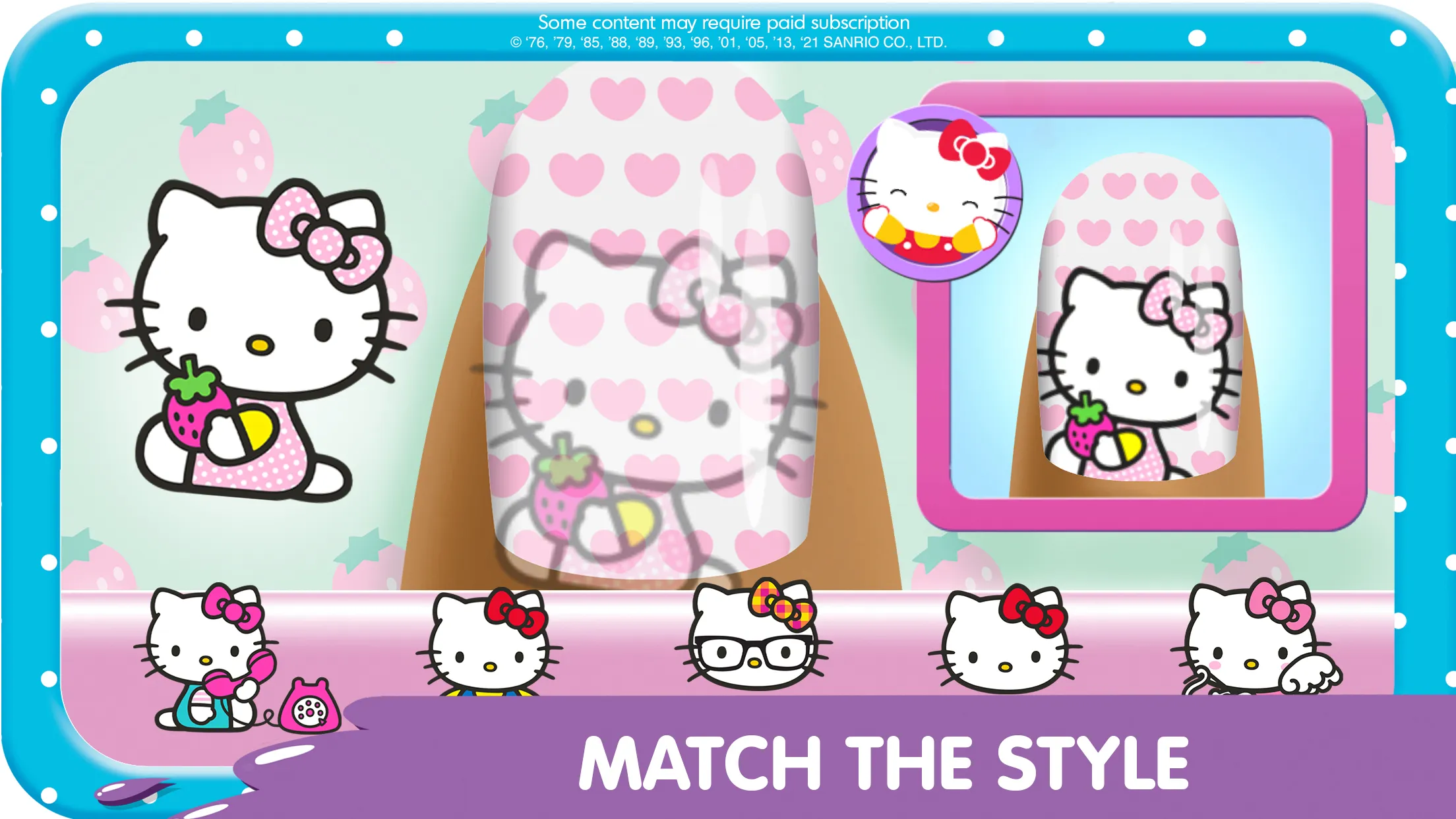 Маникюрный салон Hello Kitty v2025.3.1 APK Мод (Всё открыто) Screenshot 3 Маникюрный салон Hello Kitty v2025.3.1 APK Мод (Всё открыто) Screenshot 3