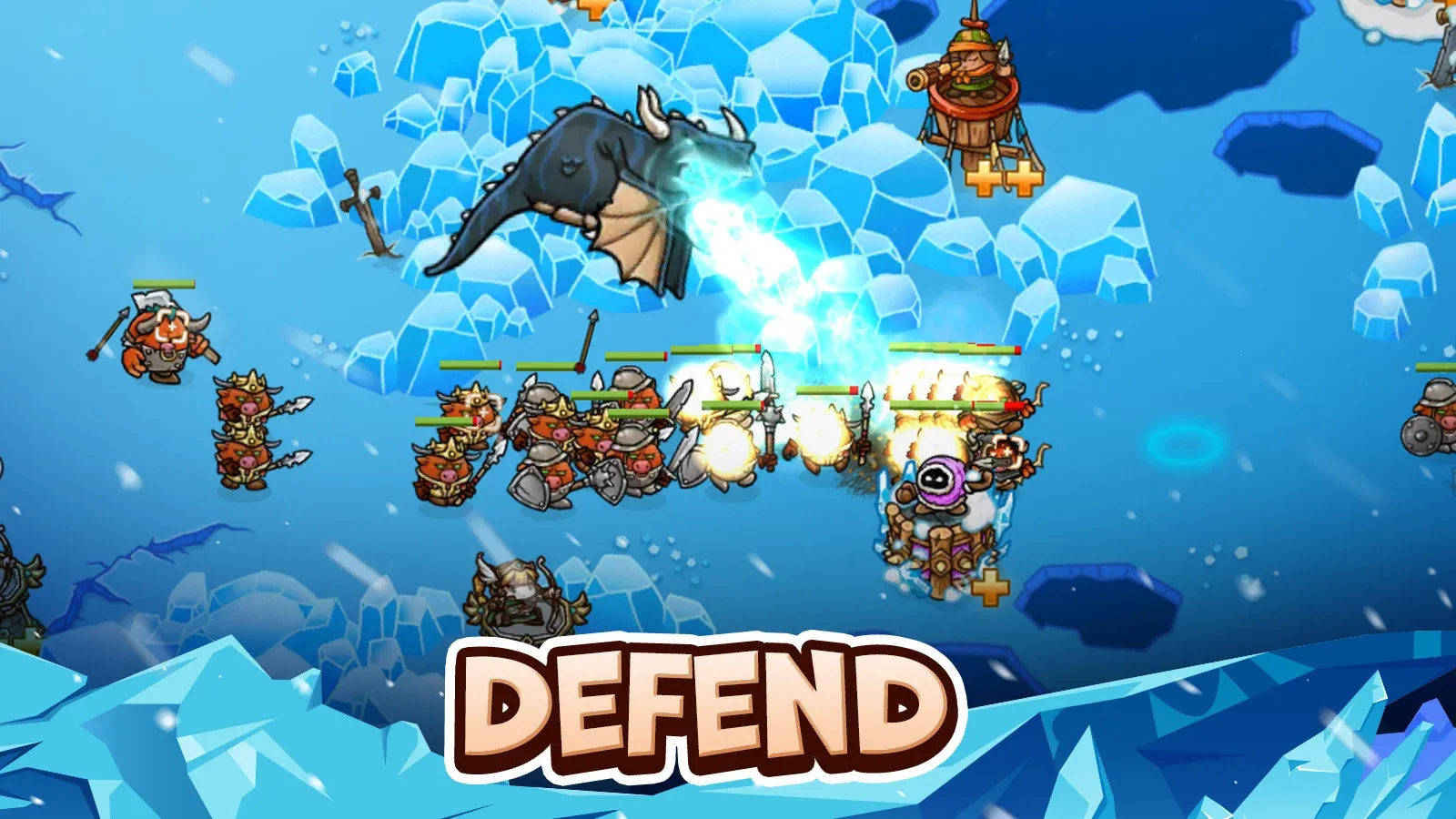 Crazy Defense Heroes v4.2.3 APK Мод (Меню, Много ресурсов) Screenshot 1 Crazy Defense Heroes v4.2.3 APK Мод (Меню, Много ресурсов) Screenshot 1